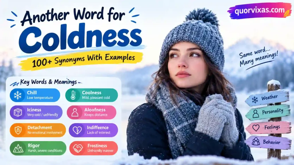 Another Word for Coldness